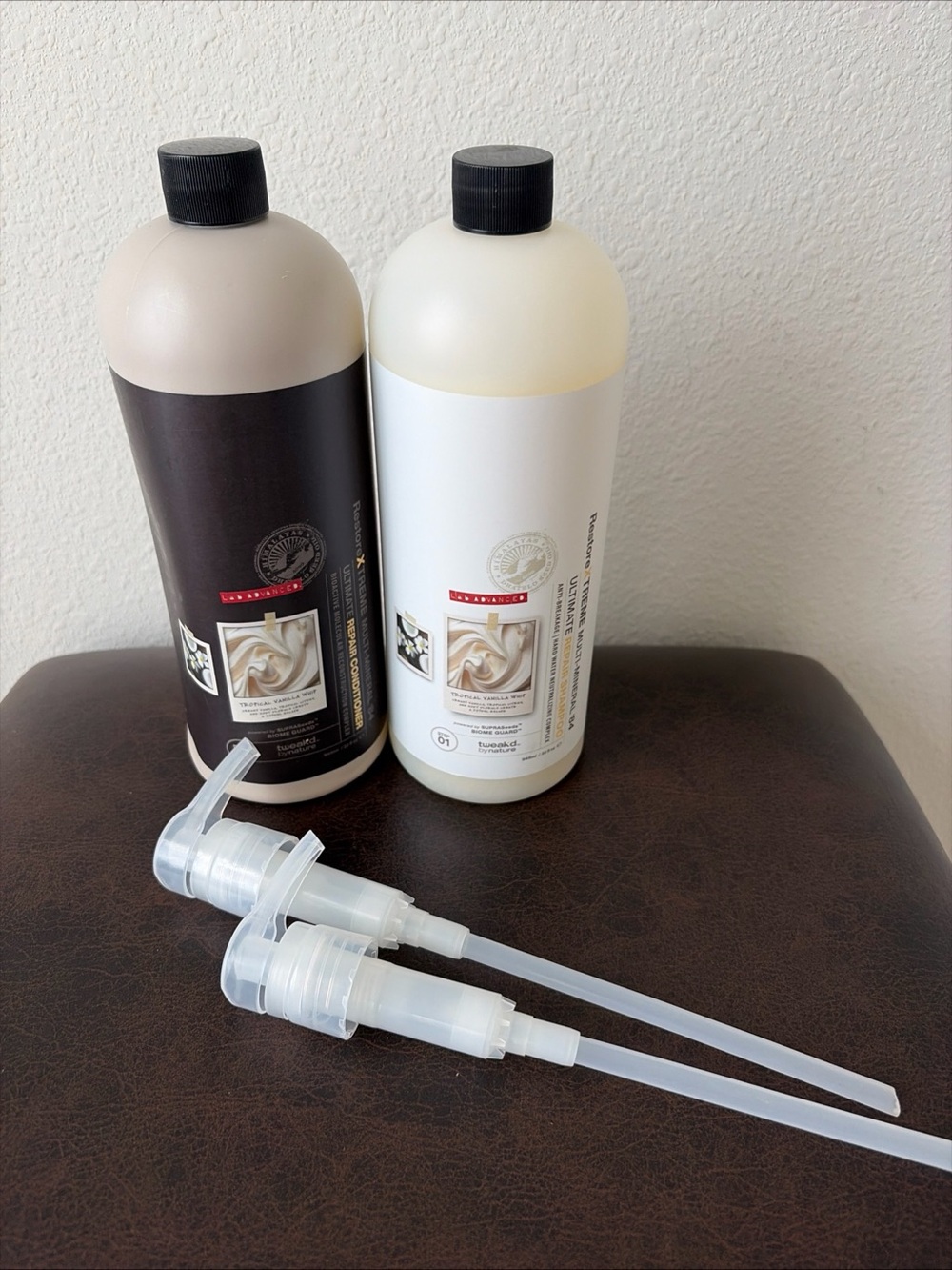 Tweak'd Shampoo Conditioner Set RestoreXTREME Tropical Vanilla Whip 32 oz SEALED